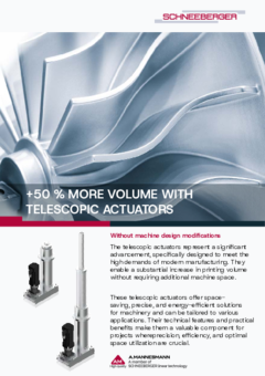 Flyer Telescopic Actuator Flyer Telescopic Actuator