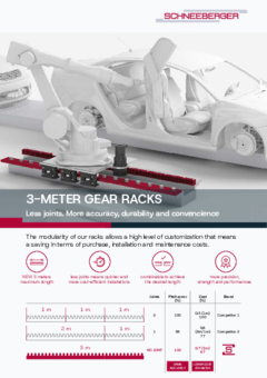 3-Meter Gear Racks 3-Meter Gear Racks