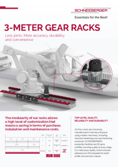 3-Meter Gear Racks