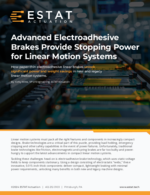 White Paper - Fortschrittliche elektrodynamische Bremsen bieten Bremskraft für lineare Bewegungssysteme