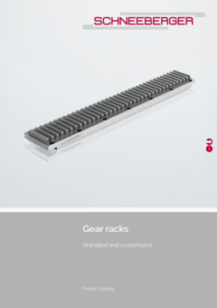 Gear racks - Product catalogue