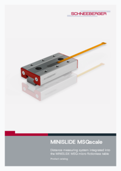 MINISLIDE MSQscale - Product catalogue MINISLIDE MSQscale - Product catalogue